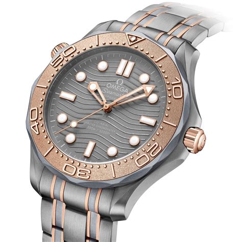 omega seamaster titanium diver 300m watch